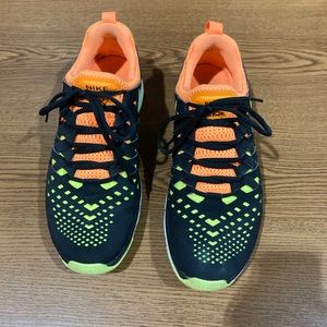 Nike Men’s Free Trainers Yellow/Black/Orange - size 9.5 Gently Worn (see Photos)
